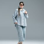 شومیز راه راه دوجیب